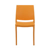 Nilkamal Novella 08 Plastic Armless Chair (Orange)