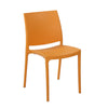 Nilkamal Novella 08 Plastic Armless Chair (Orange)
