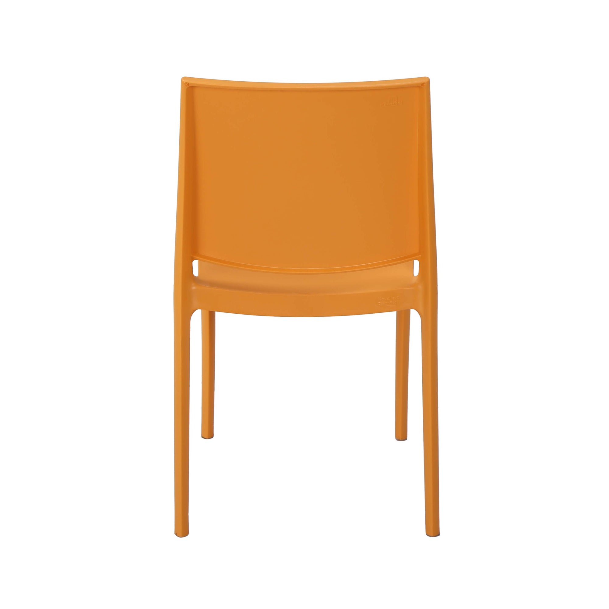 Nilkamal Novella 08 Plastic Armless Chair (Orange)