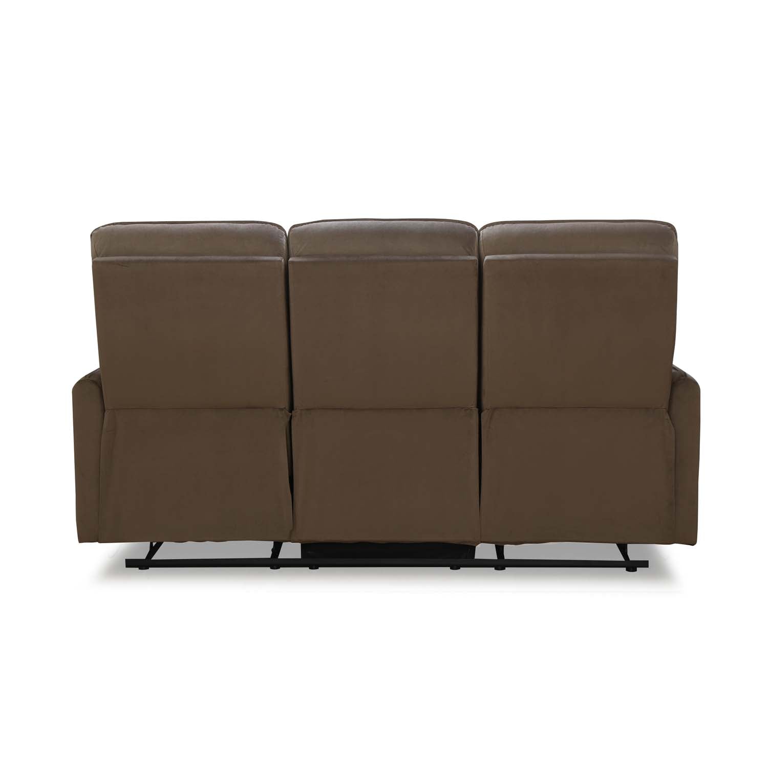 Nilkamal Carlton 3 Seater Manual Recliner (Light Brown)