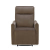Nilkamal Carlton 1 Seater Manual Recliner (Light Brown) - Front View 2