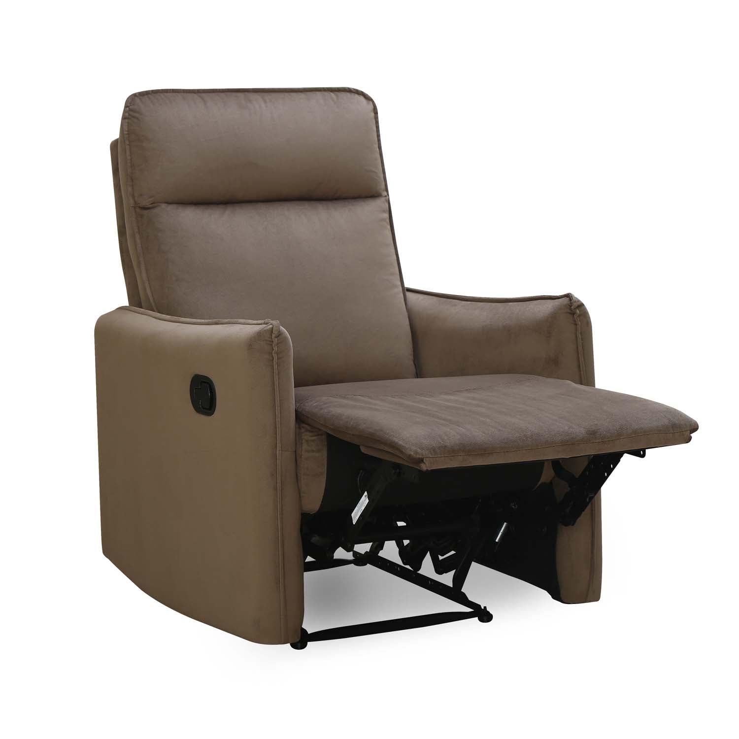 Nilkamal Carlton 1 Seater Manual Recliner (Light Brown)