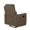 Nilkamal Carlton 1 Seater Manual Recliner (Light Brown) - Slight Back View