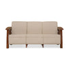 Nilkamal Aspire 3+2+1 Seater Plastic Sofa Set (Walnut)