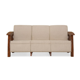 Nilkamal Aspire 3+2+1 Seater Plastic Sofa Set (Walnut)
