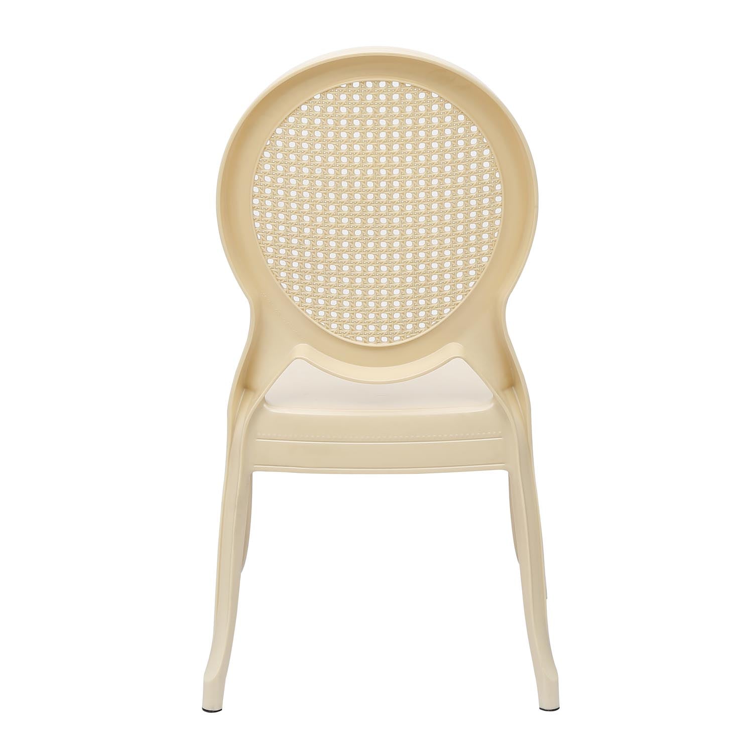 Nilkamal Grace Plastic Chair (Pearl White)