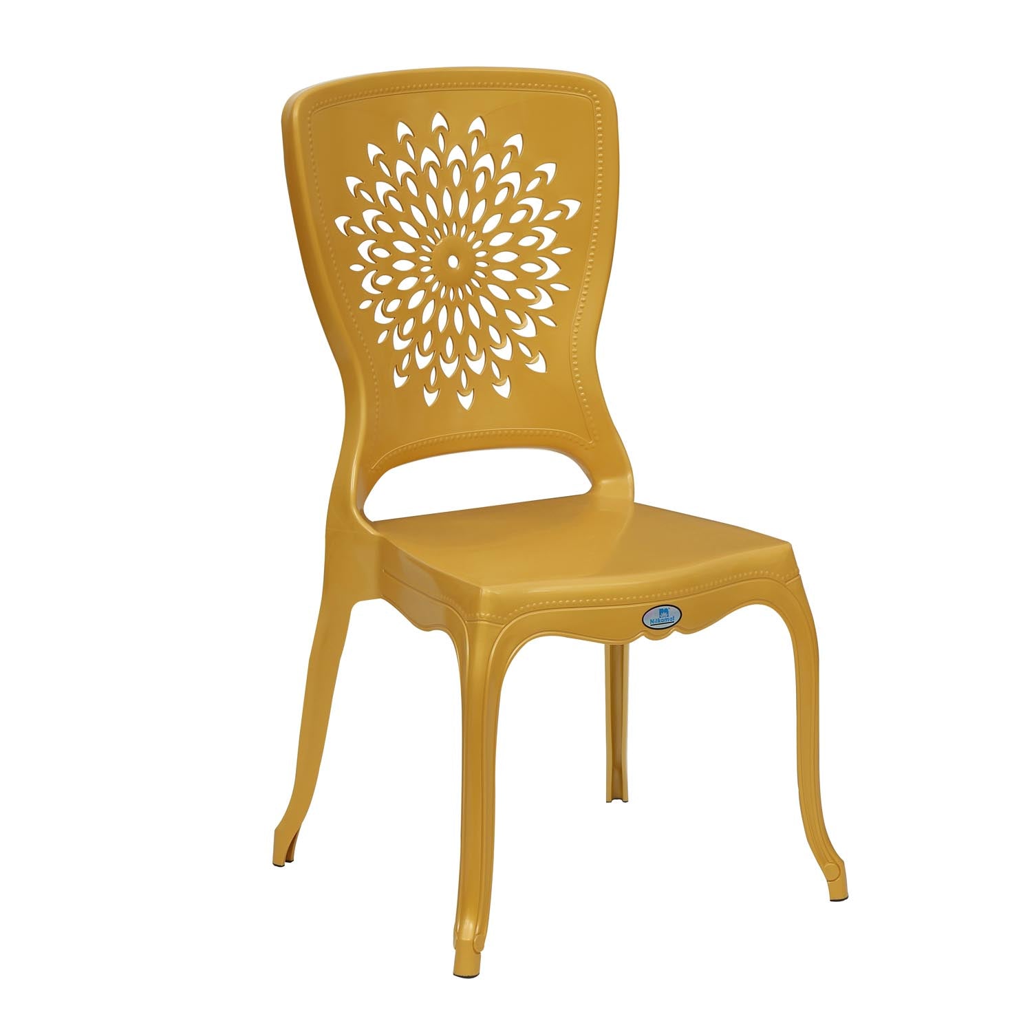 Nilkamal Aura Plastic Chair (Gold)