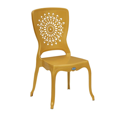 Nilkamal Aura Plastic Chair (Gold)