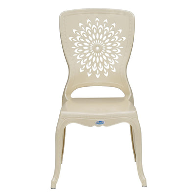 Nilkamal Aura Plastic Chair (Pearl White)