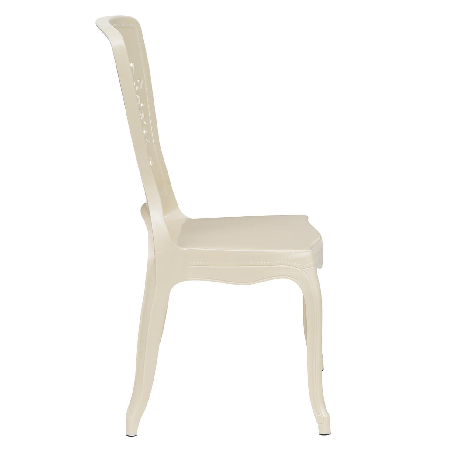 Nilkamal Aura Plastic Chair (Pearl White)