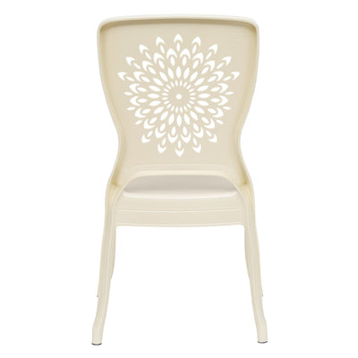 Nilkamal Aura Plastic Chair (Pearl White)
