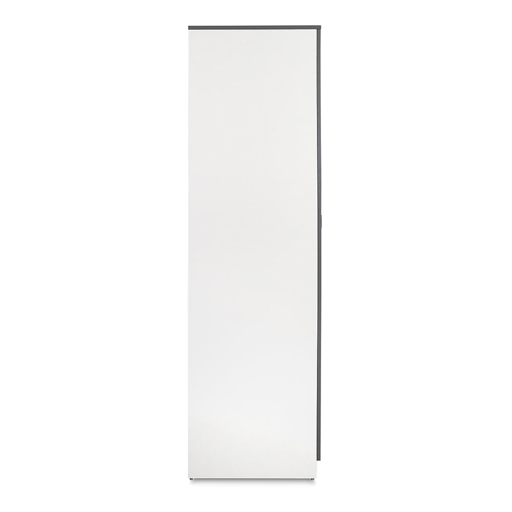 Nilkamal Marbito 2 Door Wardrobe With Mirror (White)