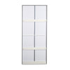 Nilkamal Marbito 2 Door Wardrobe With Mirror (White)