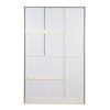 Nilkamal Marbito 3 Door Wardrobe With Mirror (White)