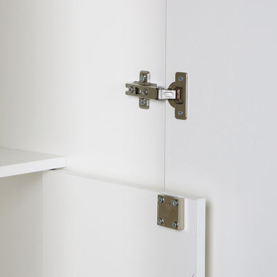 Nilkamal Marbito 4 Door Wardrobe With Mirror (White)