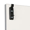 Nilkamal Marbito 4 Door Wardrobe With Mirror (White) - Lock Close Up View