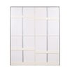 Nilkamal Marbito 4 Door Wardrobe With Mirror (White) - Back View