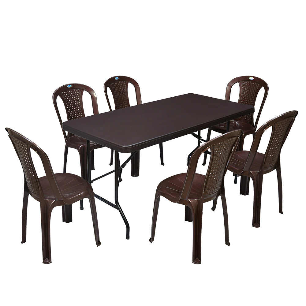 Nilkamal plastic dining table discount
