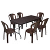 Nilkamal Celebration 1 + 6 Chair Plastic Dining Set