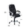 Nilkamal Travis High Back Office Chair (Black/Grey)