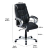 Nilkamal Travis High Back Office Chair (Black/Grey)