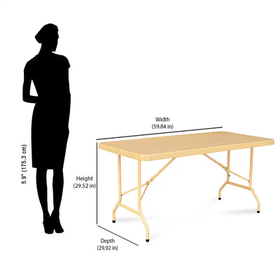 Nilkamal Celebrationz 5 feet Rectangle Table