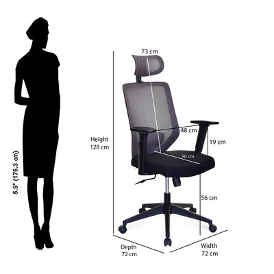 Nilkamal Poise High Back Office Chair