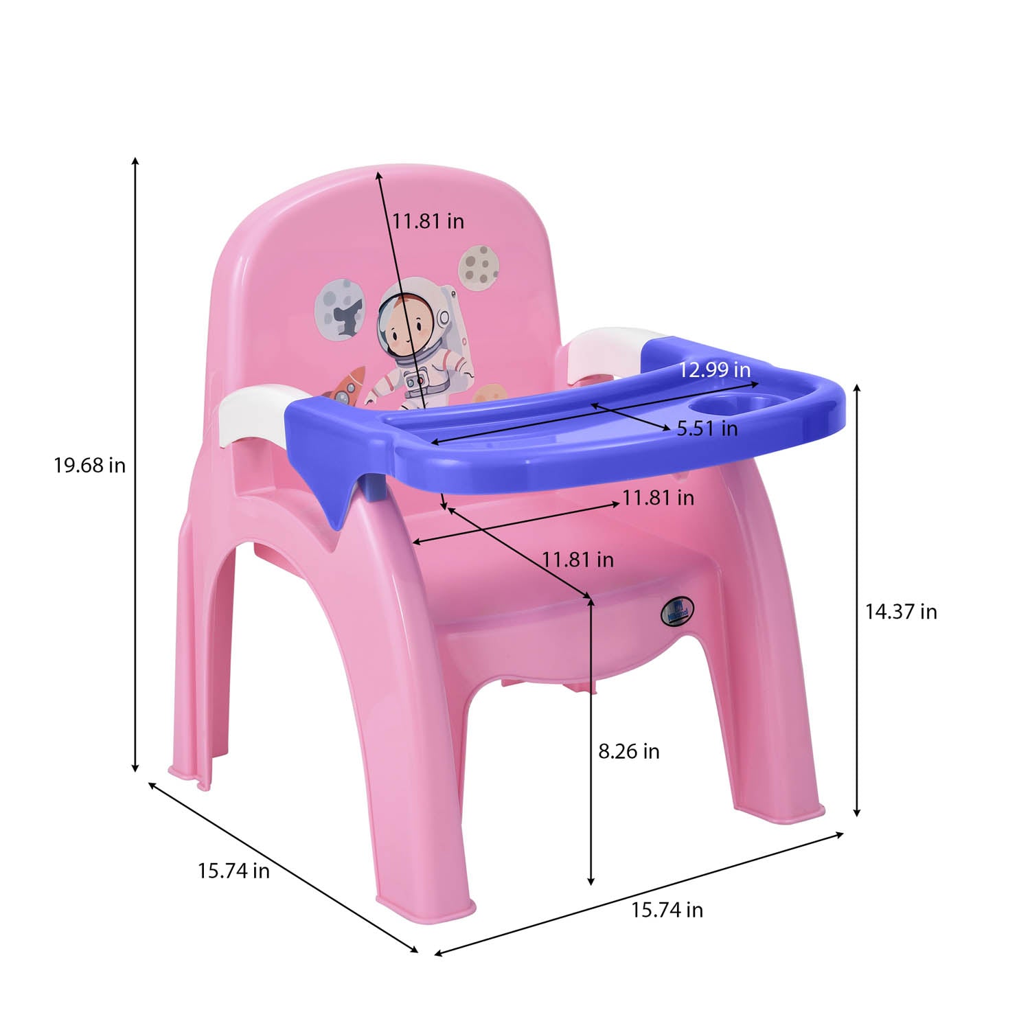 Nilkamal Wonder Baby Chair with Detachable Tray and Cup Holder