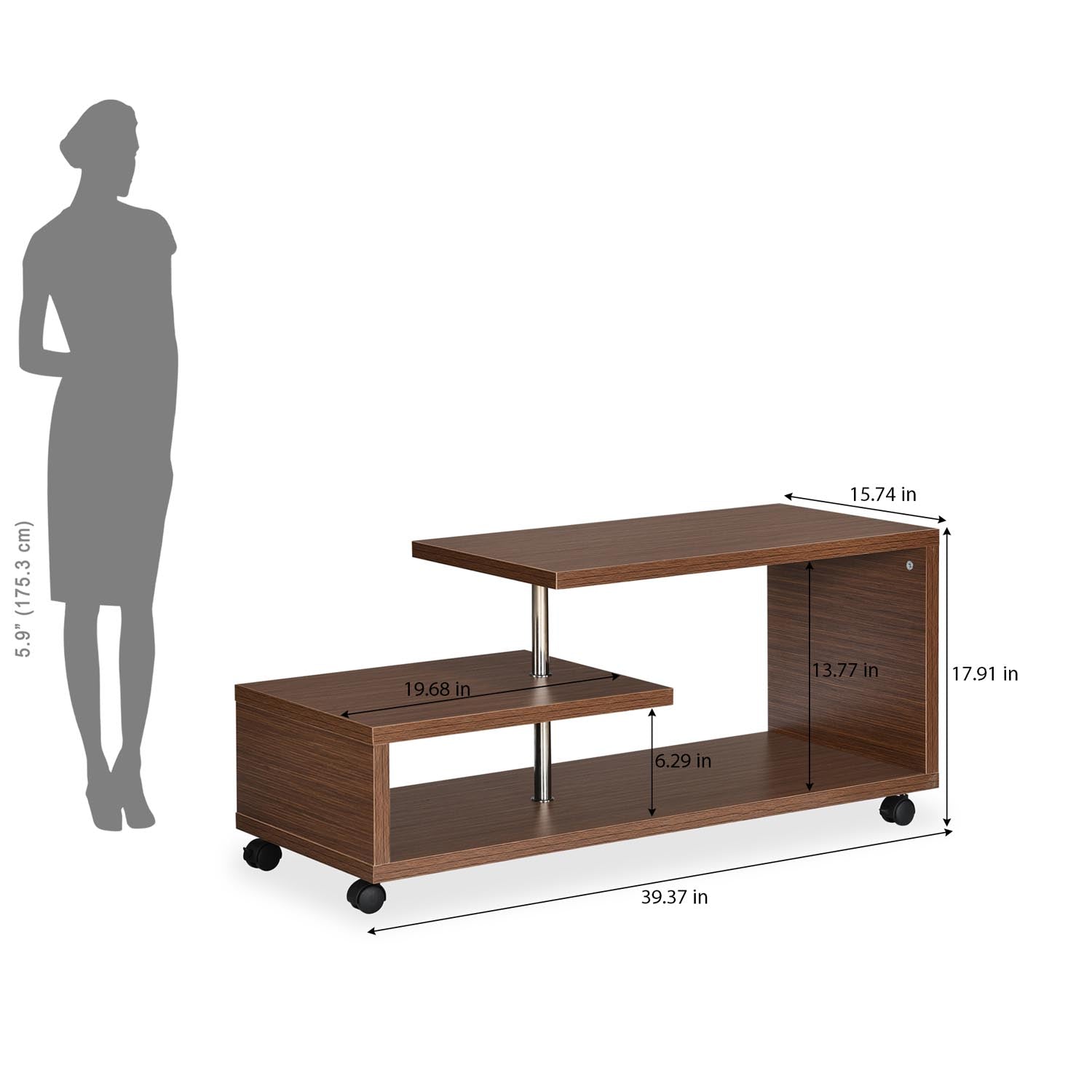 Nilkamal Moxie Coffee Table (Legno Oak)