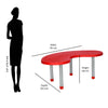 Nilkamal Smilo Kids Activity Table (Crate Red)