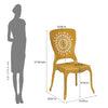 Nilkamal Aura Plastic Chair (Gold)