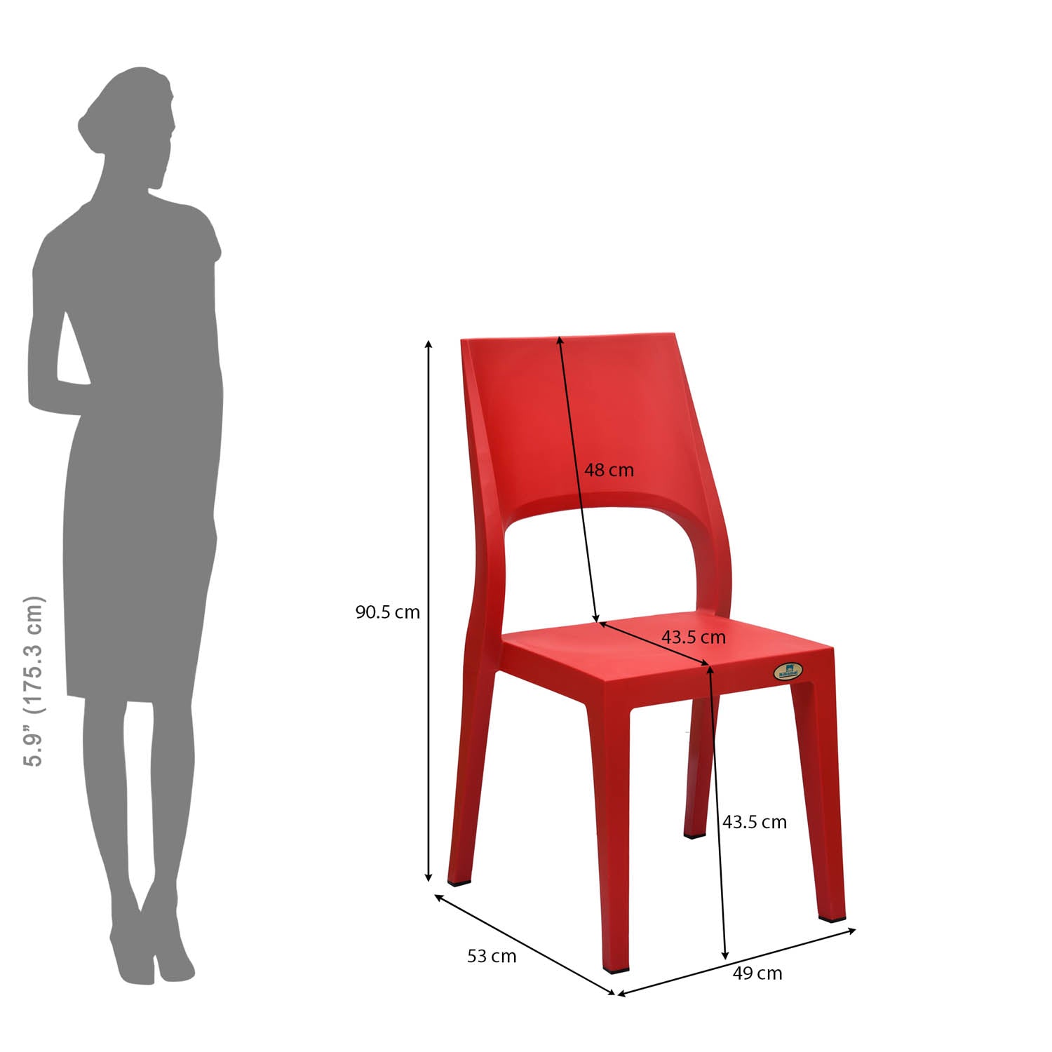 Nilkamal Ace Plastic Chair