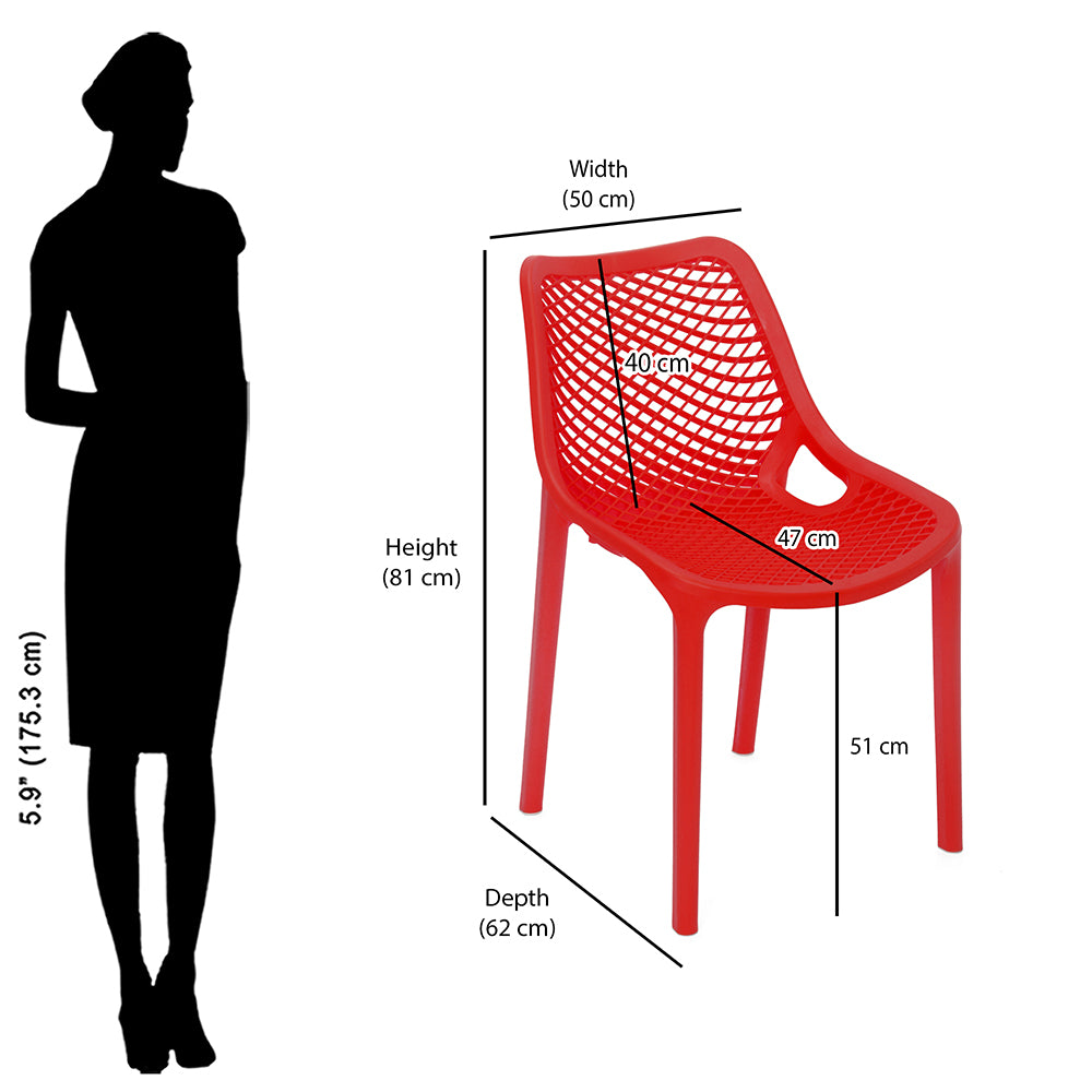 Nilkamal Vento Plastic Chair
