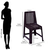 Nilkamal Viva Plastic Armless Chair