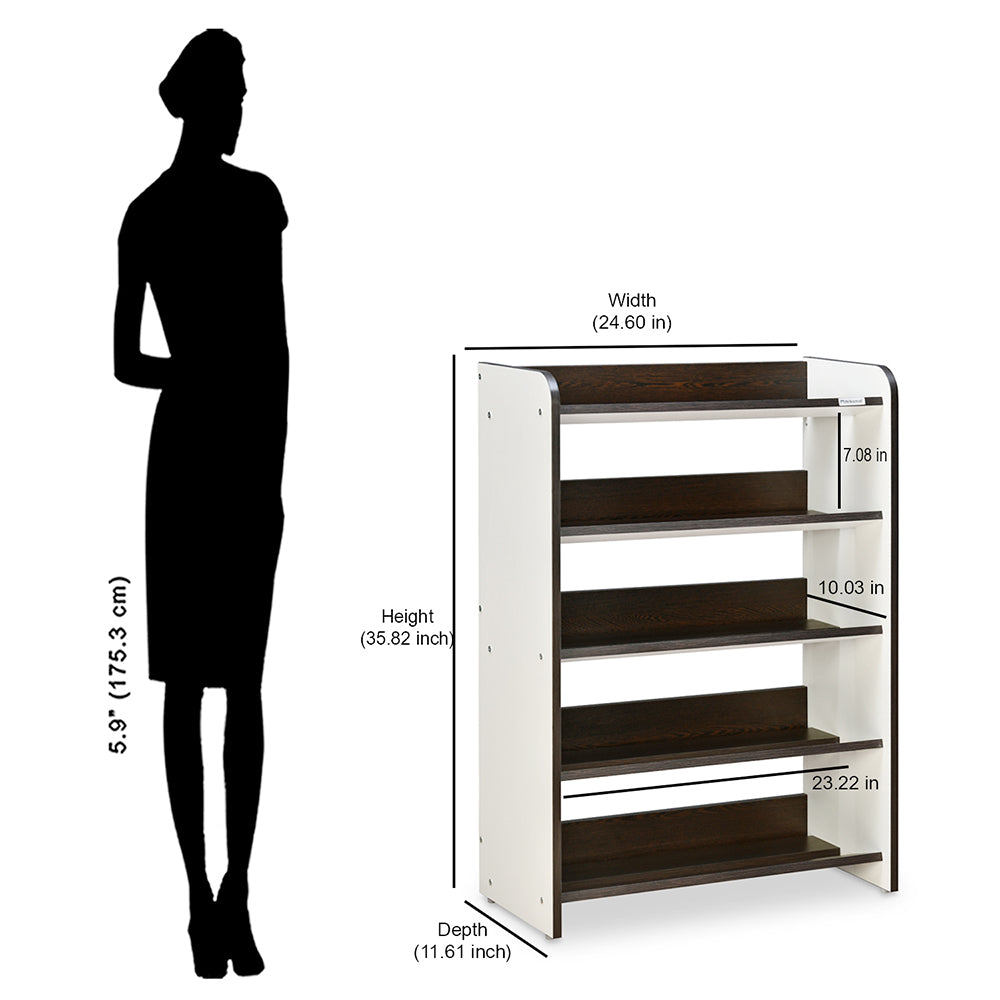 Nilkamal Itsy 5-Tier Shoe Rack