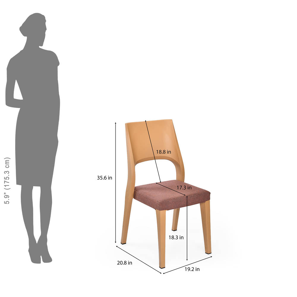 Nilkamal Ace Plastic Chair With Cushion