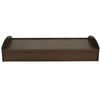 Nilkamal Addison Single Bed With Box Storage (Classic Walnut) - Bed Side View