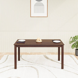 Nilkamal Alice 6 Seater Dining Table (Antique Cherry)