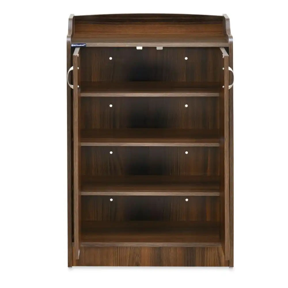 Nilkamal Alpine Shoe Cabinet (Classic Walnut)