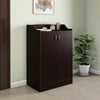 Nilkamal Alpine Shoe Cabinet (Classic Walnut)