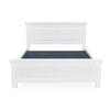 Nilkamal Anderson Solid Wood king Bed without Storage (White)