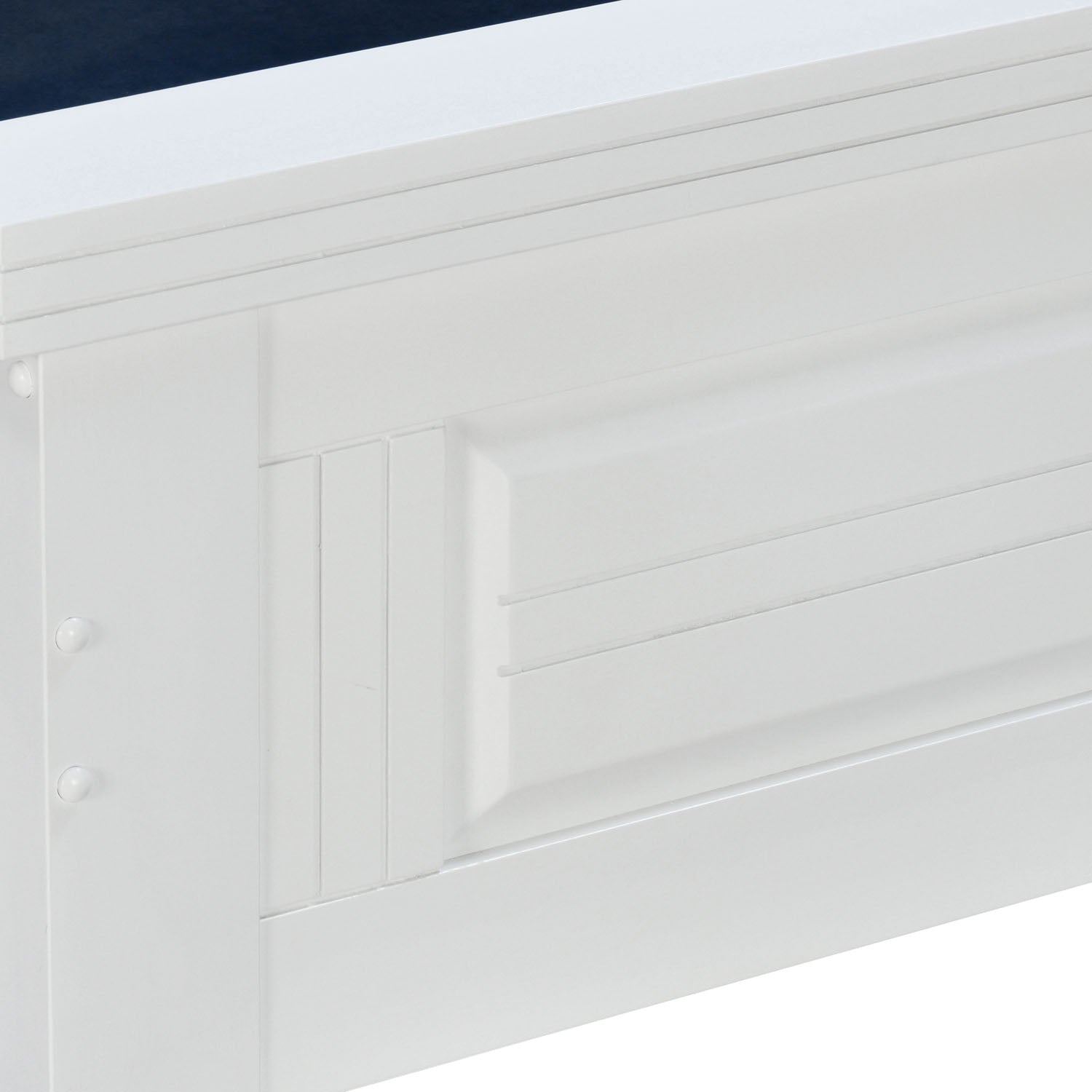 Nilkamal Anderson Solid Wood Queen Bed without Storage (White)