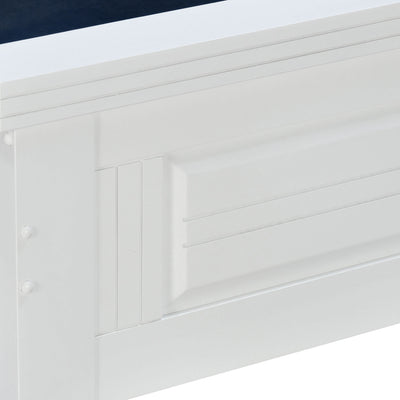 Nilkamal Anderson Solid Wood Queen Bed without Storage (White)