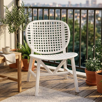 Nilkamal Arena Woven Style Plastic Chair without Cushion