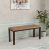 Nilkamal Arnold Multi Use Long Sitting Bench for Living Room | Dining Room (Walnut)