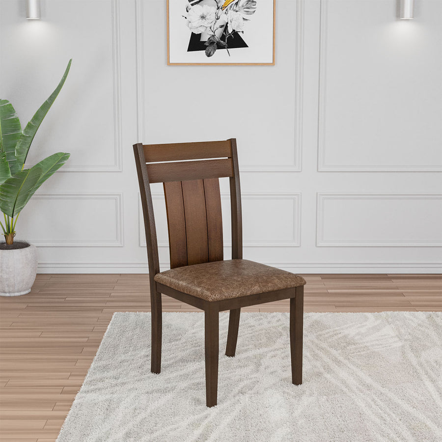 Nilkamal Arnold Dining Chair (Walnut)
