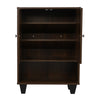 Nilkamal Astero Engineered Wood Shoe Cabinet (Walnut)