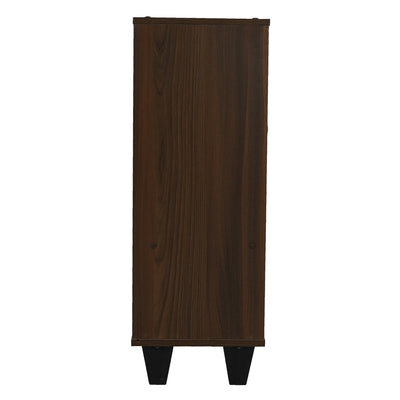 Nilkamal Astero Engineered Wood Shoe Cabinet (Walnut)