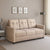 Nilkamal Astonic 3 Seater Fabric Sofa (Beige)