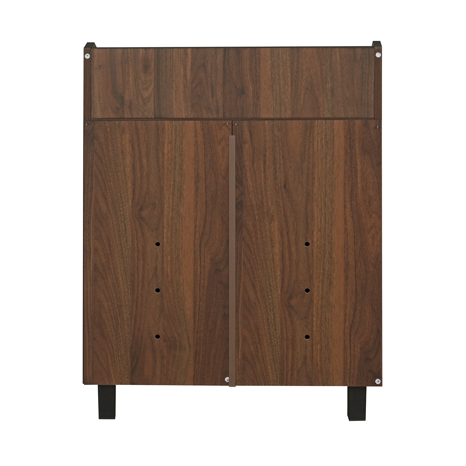 Nilkamal Aze Shoe Cabinet (Walnut & White)